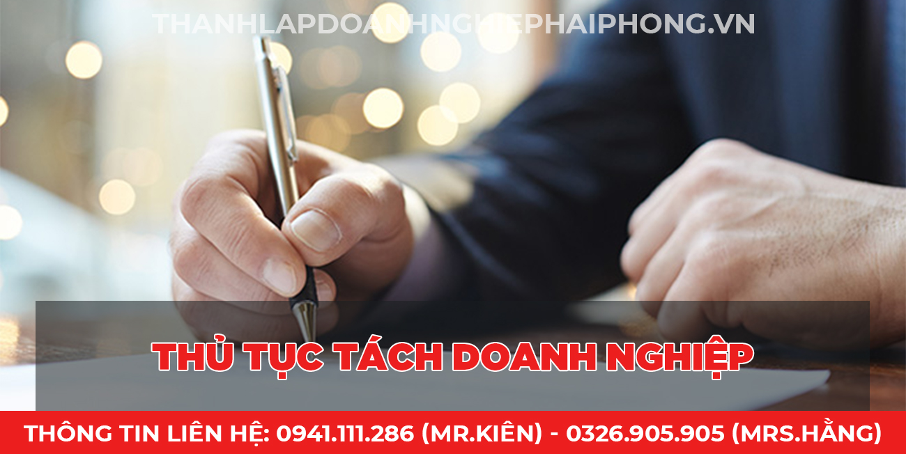 Thủ tục chia tách doanh nghiệp